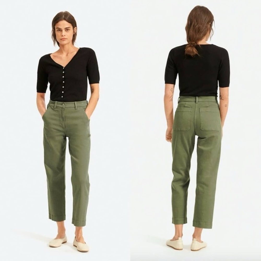 Everlane straight leg crop pants